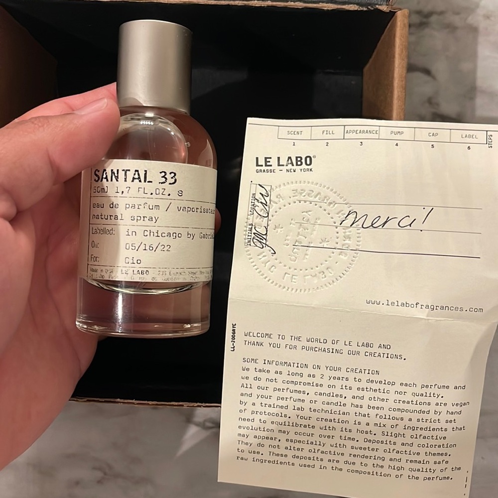 Le Labo cologne for men 1.7 oz 50ml